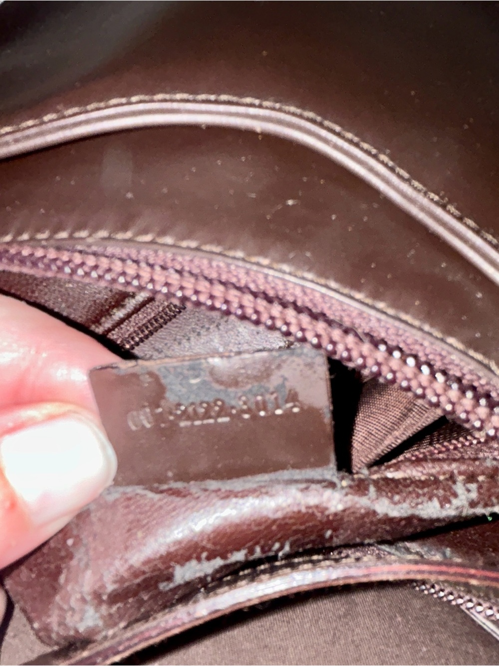 Gucci Tom Ford era Vintage leather shoulder bag. - Picture 14 of 14